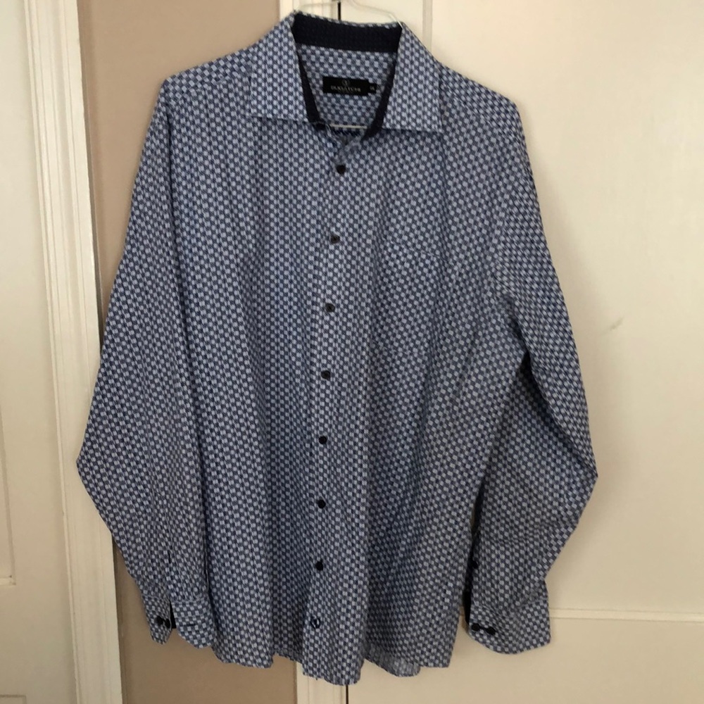 Bugatchi Button Down Classic Fit Cotton Shirt